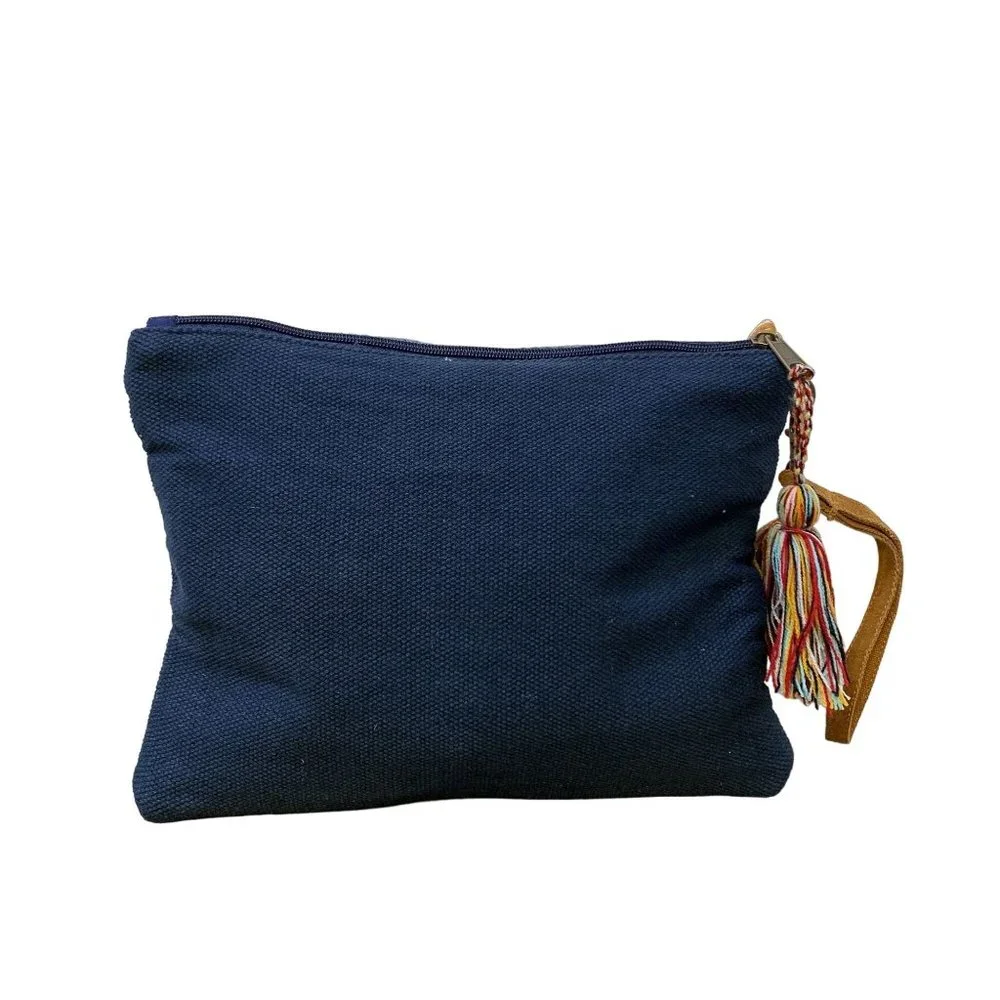 *Soft Surroundings Blue & Tan Print Wristlets Medium - Picture 3 of 3